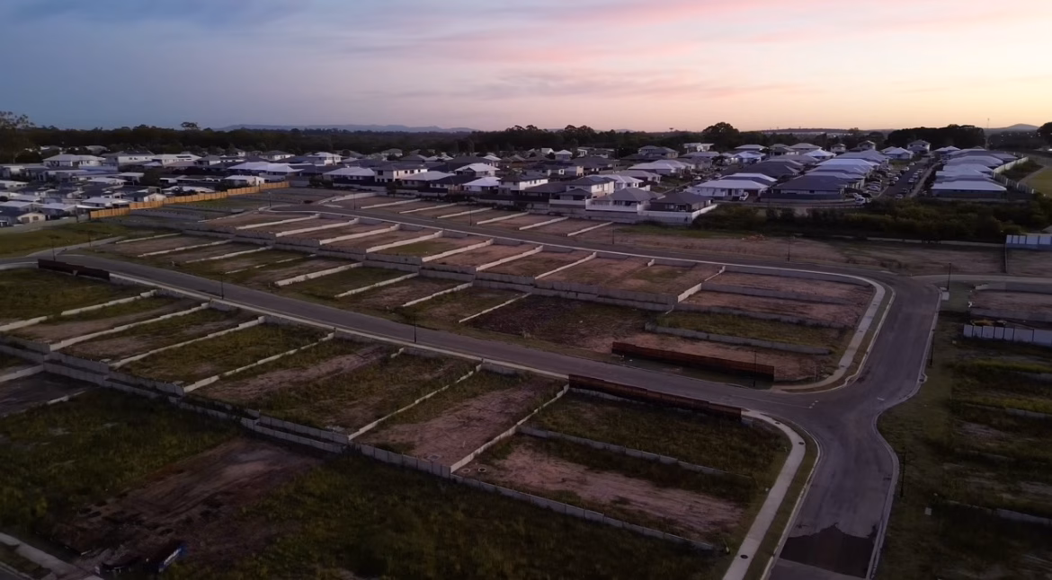 Sunrise as construction kicks off at The Grange